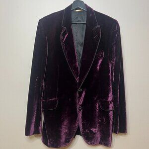 Dolce & Gabbana Royal Purple Velvet Blazer